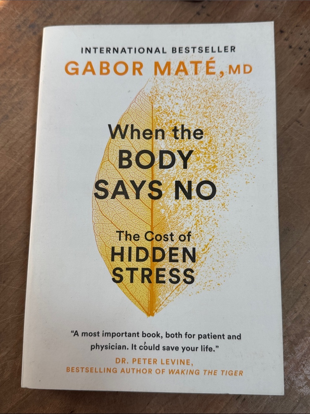 Gabor Maté - When the Body Says No - paperback Book